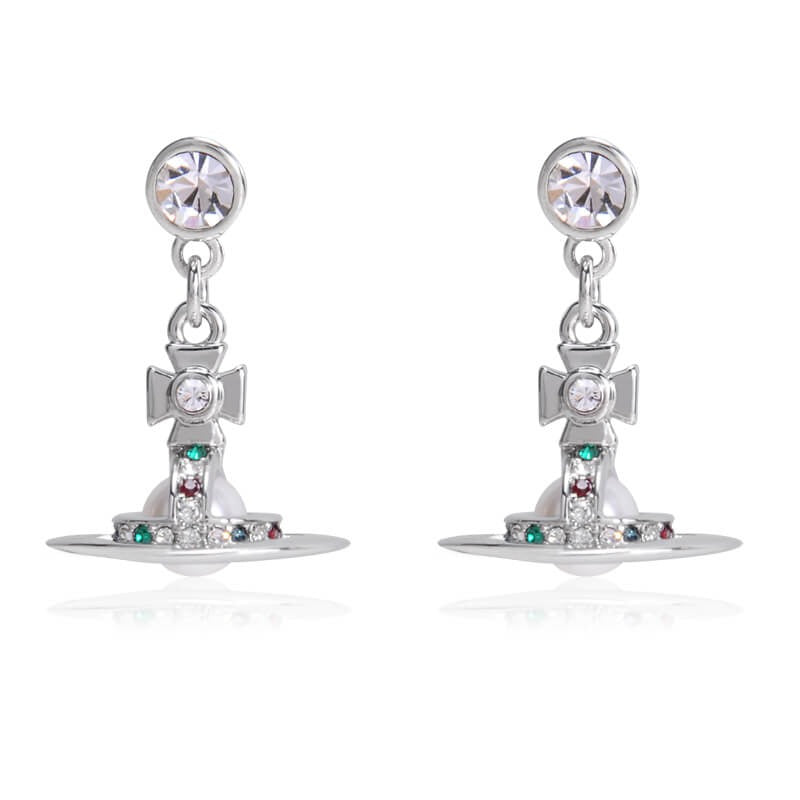 6MM ORB Classic Saturn Earrings (with box)