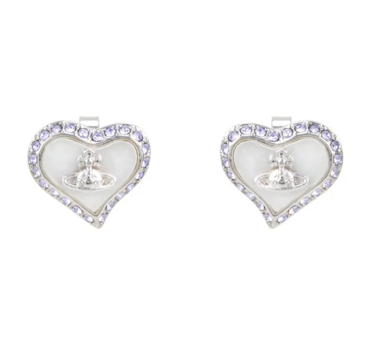 Petra heart earrings (with box)