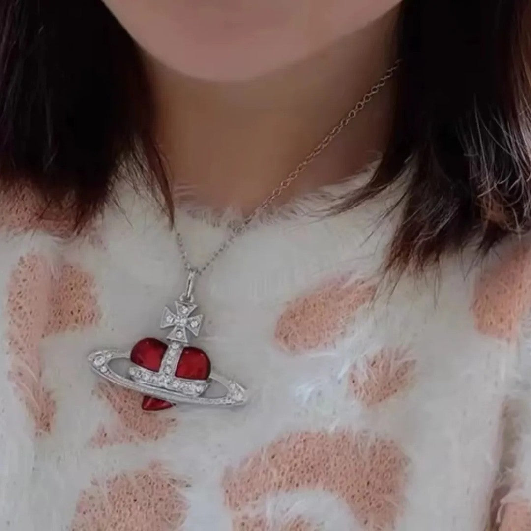 Celestial Heart Lacquer Necklace