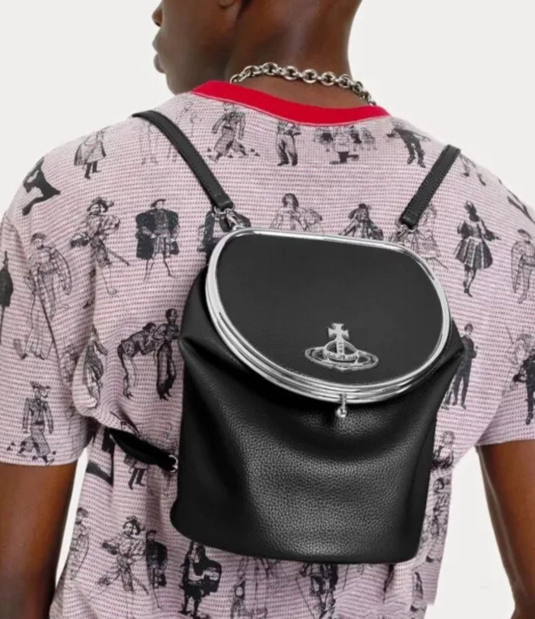 Cylinder Leather Shoulder Bag