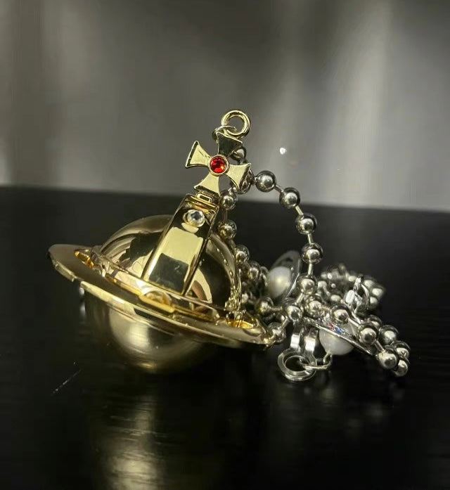 Silver Shine’s Lighter Orb Necklace (with box)