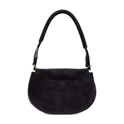 Minimal Saturn Embossed Shoulder Bag