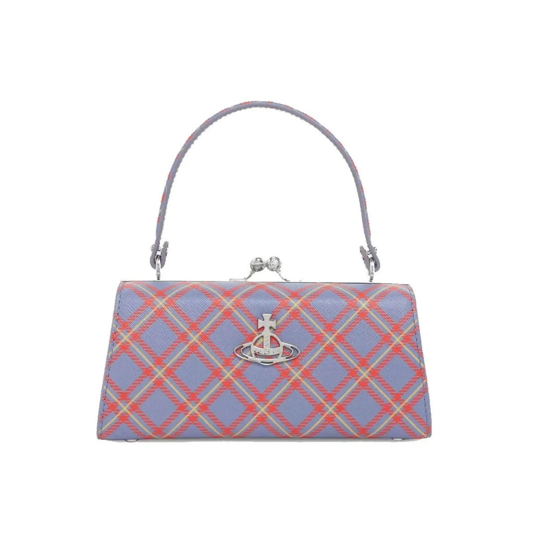Blue Plaid Vivienne Westwood Bag Collection