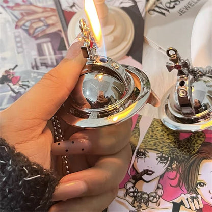 Silver Shine’s Lighter Orb Necklace (with box)