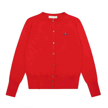 Classic Knit Button-Up Cardigan