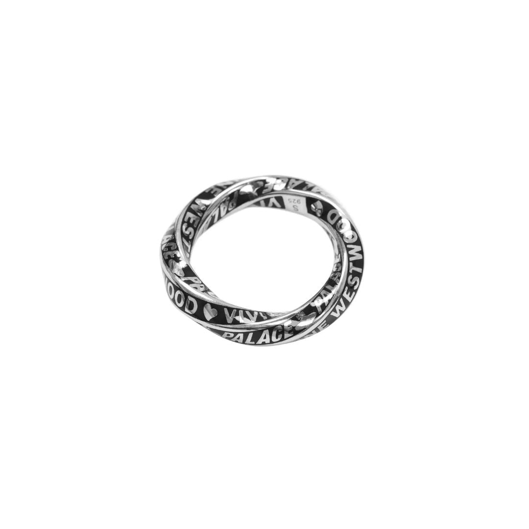 Engraved Spinner Band Ring