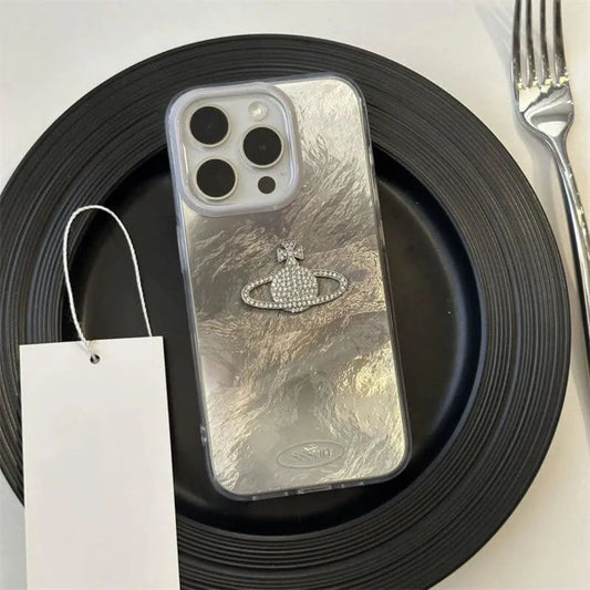 Vivienne Westwood Silver Chrome Orb Phone Case