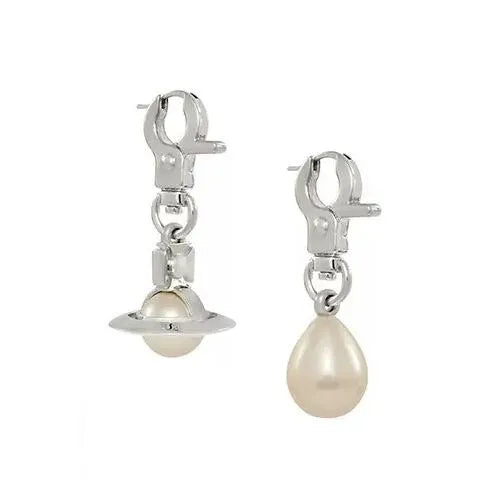 Orb & Drop Dual Charm Earrings