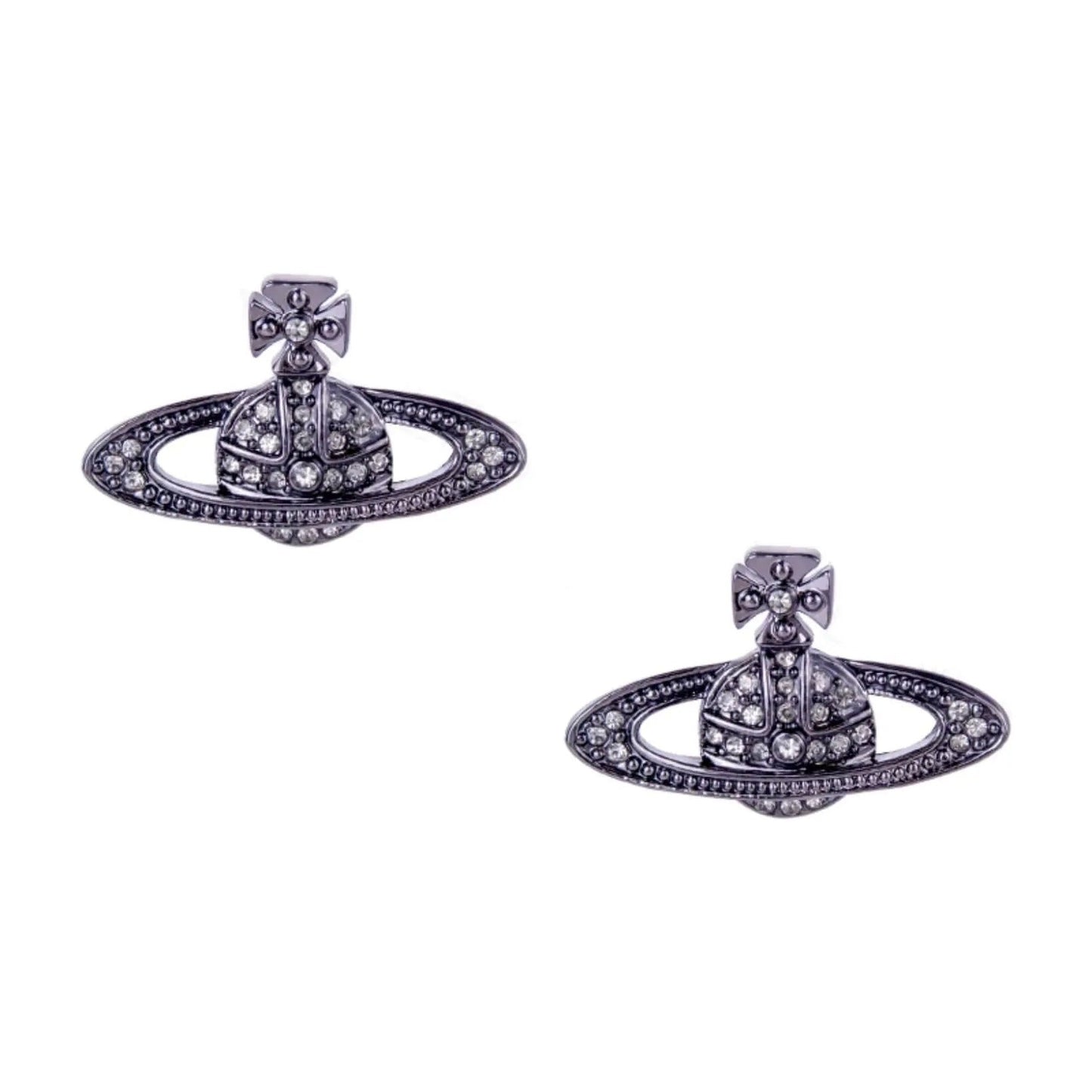 Classic Full Diamond Saturn Earrings（All 9 Colors) (with box)