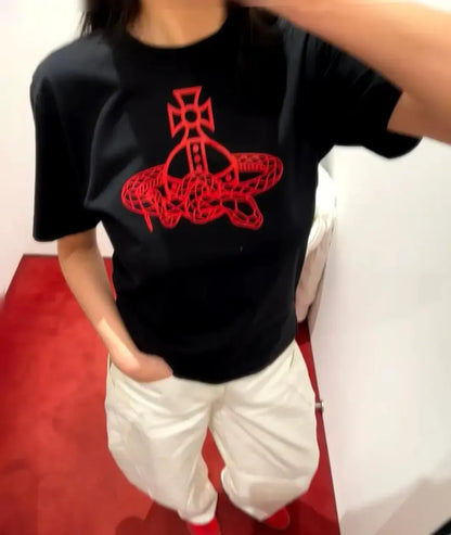 Geo-Emblem Graphic T-Shirt