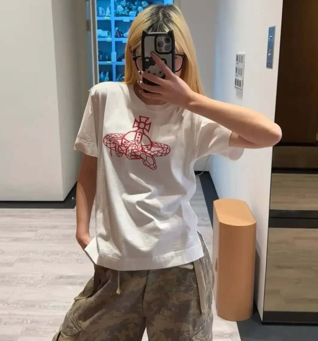 Geo-Emblem Graphic T-Shirt