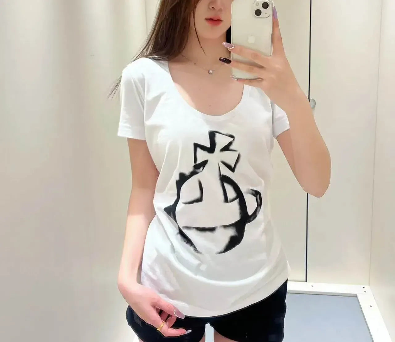 Orb Print Slim T-Shirt