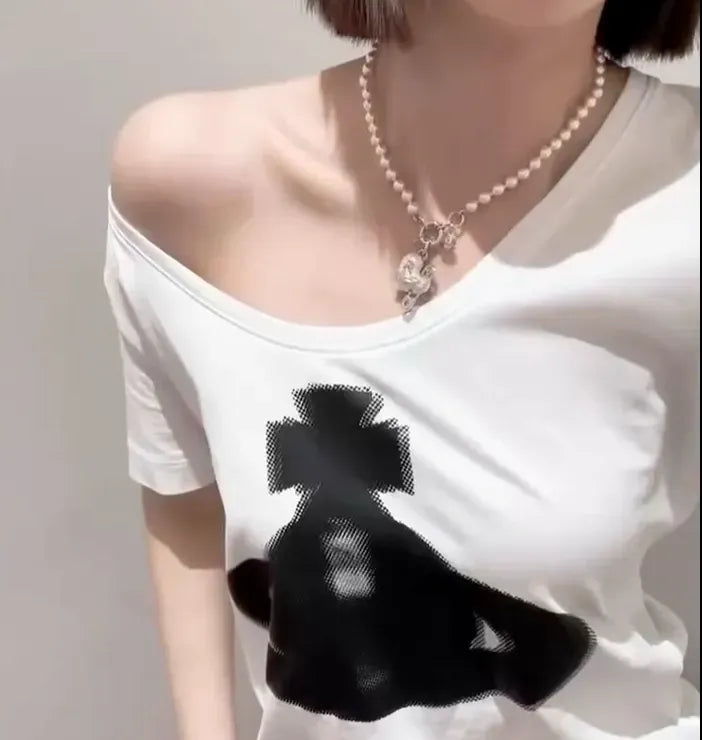 Orb Emblem Fitted T-Shirt