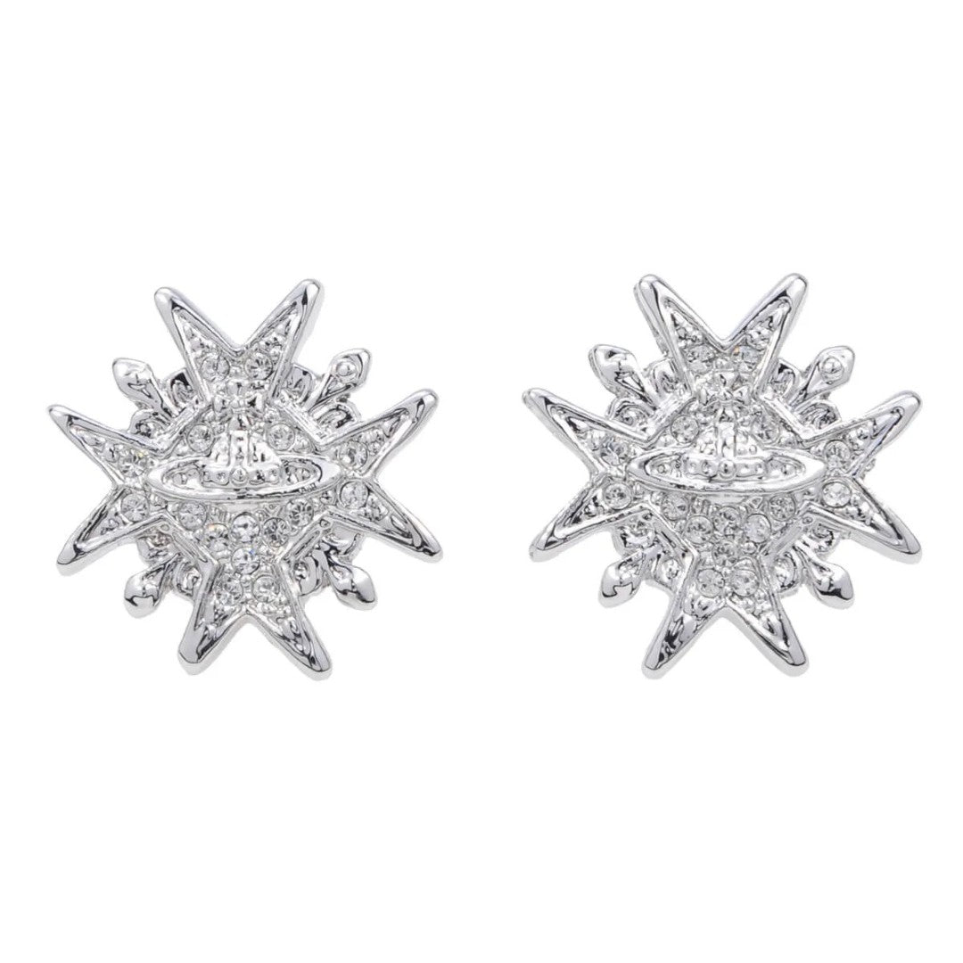 Medallion Saturn Earrings