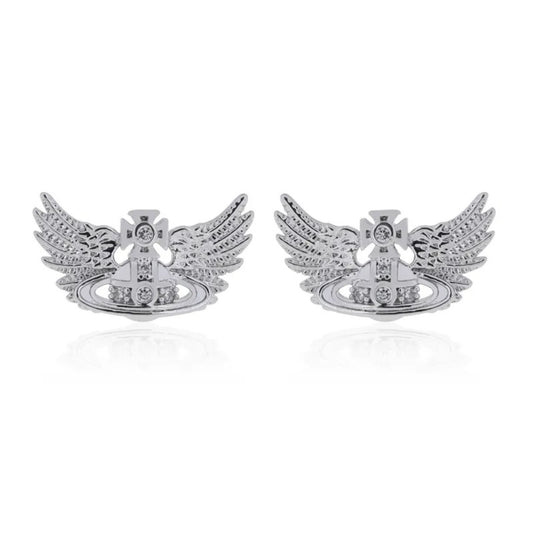 Wings Saturn Earrings