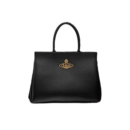 Elegant Saturn Leather Messenger